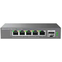 PoE-коммутатор Grandstream GWN7700MP 5x 2.5G, 4x PoE, 1x SFP+, серый