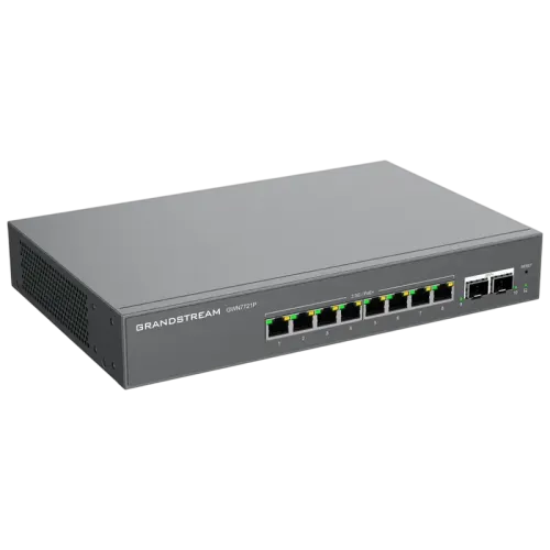 PoE коммутатор Grandstream GWN7721P 8 портов PoE+, 2x SFP+ Серый PoE коммутатор Grandstream GWN7721P 8 портов PoE+, 2x SFP+ Серый