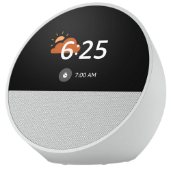 Умная колонка Amazon Echo Spot с Alexa, Glacier White, белая