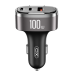 Автомобильное зарядное устройство XO CC61 100 Вт, USB-C, USB-A, Lightning, серебристое