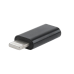 Аудиоадаптер Cablexpert A-USB-CF8PM-01 Lightning на USB Type-C, чёрный
