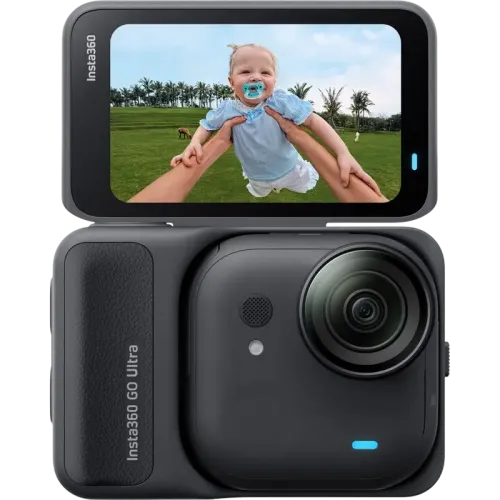 Экшн-камера Insta360 GO Ultra Creator Bundle, 4K 60fps, 50 Мп, Black
