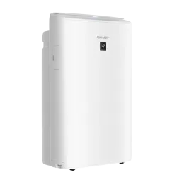 Увлажнитель и очиститель воздуха Sharp UA-KIN52E-W с HEPA-фильтром и ионизацией, белый