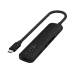 USB-C хаб Satechi Slim Multiport 6-in-1, HDMI, USB 10 Гбит/с, PD 100 Вт, черный USB-C хаб Satechi Slim Multiport 6-in-1, HDMI, USB 10 Гбит/с, PD 100 Вт, черный