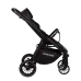 Прогулочная коляска Caretero Agil Black, от рождения до 22 кг, чёрная