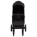 Прогулочная коляска Caretero Agil Black, от рождения до 22 кг, чёрная