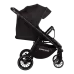 Прогулочная коляска Caretero Agil Black, от рождения до 22 кг, чёрная