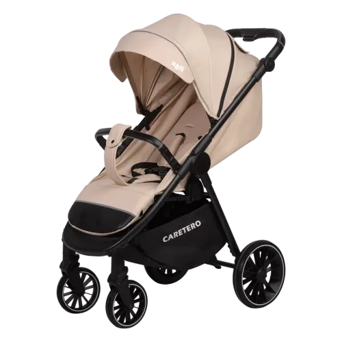 Прогулочная коляска Caretero Agil Latte, бежевая, от рождения до 22 кг Прогулочная коляска Caretero Agil Latte, бежевая, от рождения до 22 кг