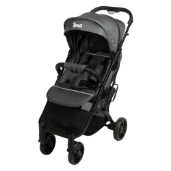 Прогулочная коляска Caretero Trail Graphite, серая