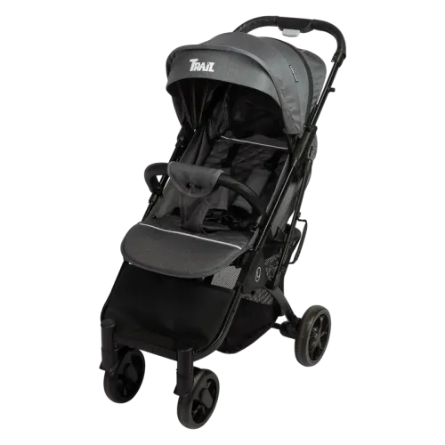 Прогулочная коляска Caretero Trail Graphite, серая Прогулочная коляска Caretero Trail Graphite, серая