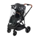 Коляска детская Caretero Ratio, чёрная, 0+, до 22 кг Коляска детская Caretero Ratio, чёрная, 0+, до 22 кг