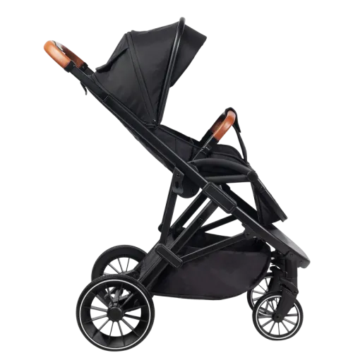 Коляска детская Caretero Ratio, чёрная, 0+, до 22 кг Коляска детская Caretero Ratio, чёрная, 0+, до 22 кг