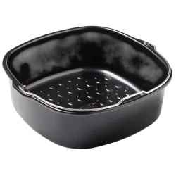 Квадратная форма для выпечки Pyrex AF22SR6 из углеродистой стали, 22 см, черная
