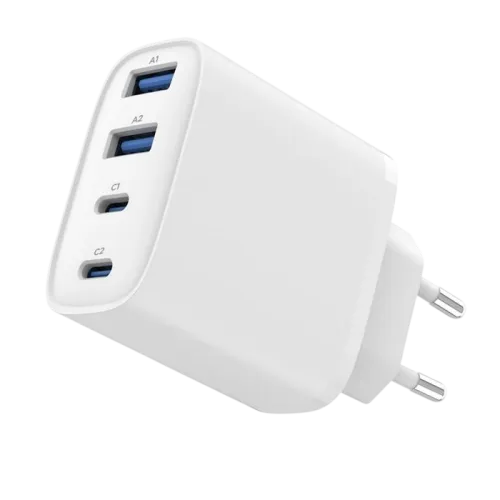 Зарядное устройство Gembird TA-UC-2A2C-PD40-01-W, 40 Вт, 2x USB-A, 2x USB-C, белое Зарядное устройство Gembird TA-UC-2A2C-PD40-01-W, 40 Вт, 2x USB-A, 2x USB-C, белое