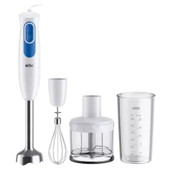 Погружной блендер Braun MQ 20236 M WH 600 Вт с венчиком и измельчителем Белый