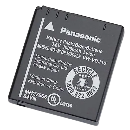 Аккумулятор Panasonic VW-VBJ10E-K для видеокамеры, 1000 мА·чvvvv Аккумулятор Panasonic VW-VBJ10E-K для видеокамеры, 1000 мА·чvvvv