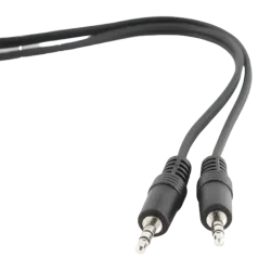 Аудиокабель Cablexpert CCA-404-2M Jack 3.5 мм - Jack 3.5 мм, 2 м, чёрный Аудиокабель Cablexpert CCA-404-2M Jack 3.5 мм - Jack 3.5 мм, 2 м, чёрный