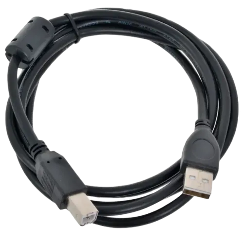 Кабель Gembird CCF-USB2-AMBM-6 USB 2.0 Type-A - Type-B, 1,8 м, чёрный Кабель Gembird CCF-USB2-AMBM-6 USB 2.0 Type-A - Type-B, 1,8 м, чёрный
