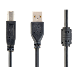 Кабель USB 3.0 Cablexpert AM/BM, 3 м, чёрный