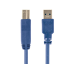 Кабель USB 3.0 Cablexpert AM/BM, 1,8 м, чёрный