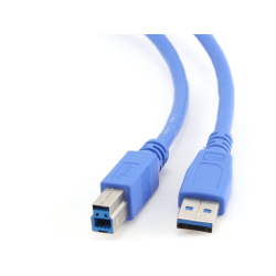 Кабель USB 3.0 Cablexpert AM/BM, 1,8 м, чёрный
