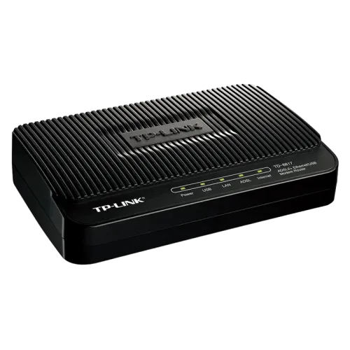 ADSL2+ модем TP-Link TD-8817 с USB и Ethernet LAN, черный ADSL2+ модем TP-Link TD-8817 с USB и Ethernet LAN, черный