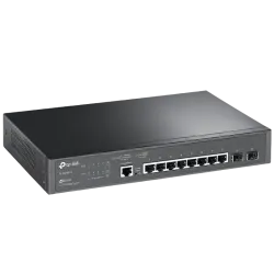 Управляемый коммутатор TP-Link SG3210 8 портов Gigabit Ethernet, 2 SFP Черный