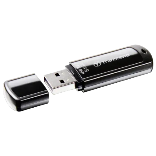 USB-флешка Transcend JetFlash 700 64 ГБ USB 3.1 Черная USB-флешка Transcend JetFlash 700 64 ГБ USB 3.1 Черная