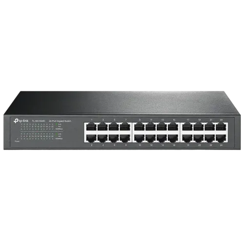 Сетевой коммутатор TP-LINK TL-SG1024D, 24x Gigabit Ethernet, 1000 Мбит/с, 1U