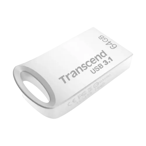 USB-флешка Transcend JetFlash 710 64 ГБ USB 3.1 Серебристая