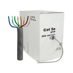 Сетевой кабель APC Electronic UTP Cat.5e, CCA, 305 м, серый