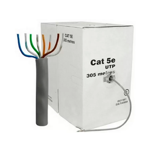 Сетевой кабель APC Electronic UTP Cat.5e, CCA, 305 м, серый