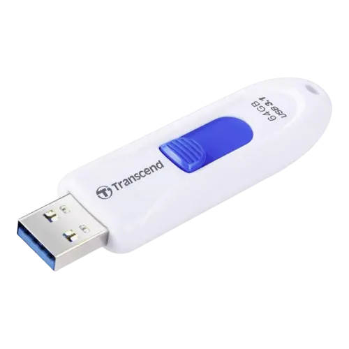 USB-флешка Transcend JetFlash 790 64 ГБ USB 3.1 Белая USB-флешка Transcend JetFlash 790 64 ГБ USB 3.1 Белая