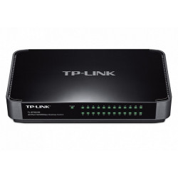 Сетевой коммутатор TP-LINK TL-SF1024M, 24x 10/100 Мбит/с, черный Сетевой коммутатор TP-LINK TL-SF1024M, 24x 10/100 Мбит/с, черный