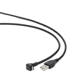Кабель Cablexpert CCP-mUSB2-AMBM90-6 USB-A - micro-USB, угловой, 1.8 м, черный