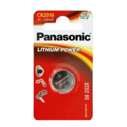 Дисковая батарейка Panasonic Lithium Power CR2016 3 В 1 шт. Дисковая батарейка Panasonic Lithium Power CR2016 3 В 1 шт.
