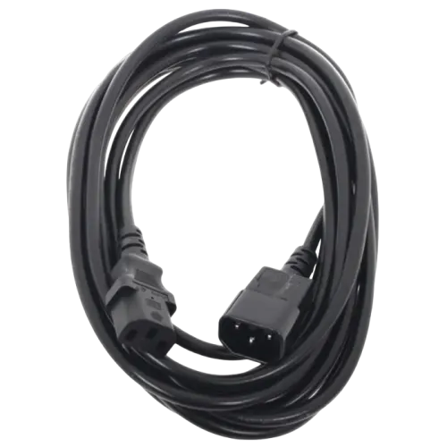 Кабель питания APC Electronic PC-UP7518, IEC C14 - C13, 1,8 м, 10 А, чёрный