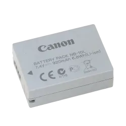 Аккумулятор Canon NB-10L 920 мА·ч для цифровых фотоаппаратов Аккумулятор Canon NB-10L 920 мА·ч для цифровых фотоаппаратов