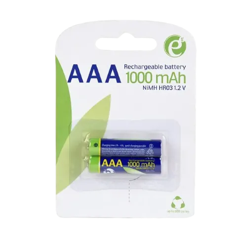 Аккумуляторные батарейки Energenie EG-BA-AAA10-01 AAA, Ni-MH, 1000 мАч, 2 шт. Аккумуляторные батарейки Energenie EG-BA-AAA10-01 AAA, Ni-MH, 1000 мАч, 2 шт.