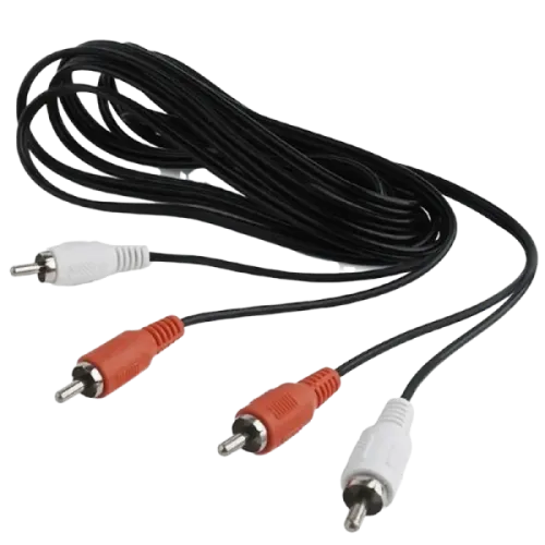 Аудиокабель Cablexpert CCA-2R2R-6, 2 RCA - 2 RCA, 1.8 м, чёрный Аудиокабель Cablexpert CCA-2R2R-6, 2 RCA - 2 RCA, 1.8 м, чёрный