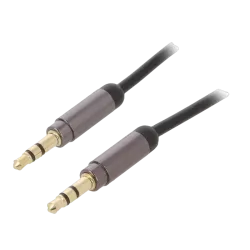 Аудиокабель Cablexpert CCAP-444-0.75M Jack 3.5 мм - Jack 3.5 мм, угловой, 0.75 м, чёрный Аудиокабель Cablexpert CCAP-444-0.75M Jack 3.5 мм - Jack 3.5 мм, угловой, 0.75 м, чёрный