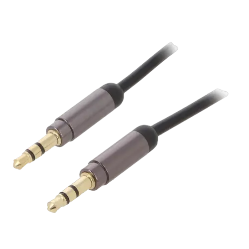 Аудиокабель Cablexpert CCAP-444-0.75M Jack 3.5 мм - Jack 3.5 мм, угловой, 0.75 м, чёрный Аудиокабель Cablexpert CCAP-444-0.75M Jack 3.5 мм - Jack 3.5 мм, угловой, 0.75 м, чёрный