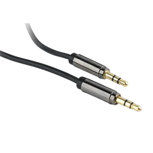 Аудиокабель Cablexpert CCAP-444-1M Jack 3.5 мм - Jack 3.5 мм, угловой, 1 м, чёрный