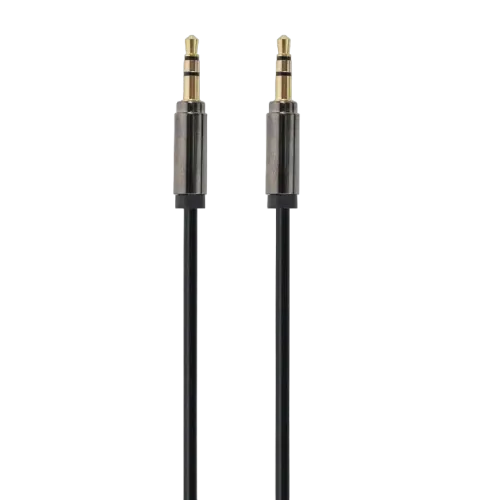 Аудиокабель Cablexpert CCAP-444-6 Jack 3.5 мм - Jack 3.5 мм, угловой, 1.8 м, чёрный Аудиокабель Cablexpert CCAP-444-6 Jack 3.5 мм - Jack 3.5 мм, угловой, 1.8 м, чёрный