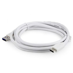 Кабель USB-C / USB 3.0 Cablexpert AM/CM, 1,8 м, белый
