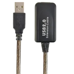 Активный USB-удлинитель Cablexpert UAE-01-5M, USB 2.0, 5 м, чёрный