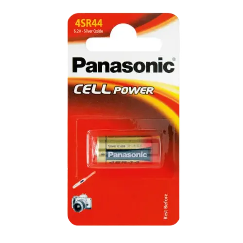 Батарейка Panasonic Cell Power SR44 оксид-серебряная, 1,55 В, 180 мАч, 1 шт.