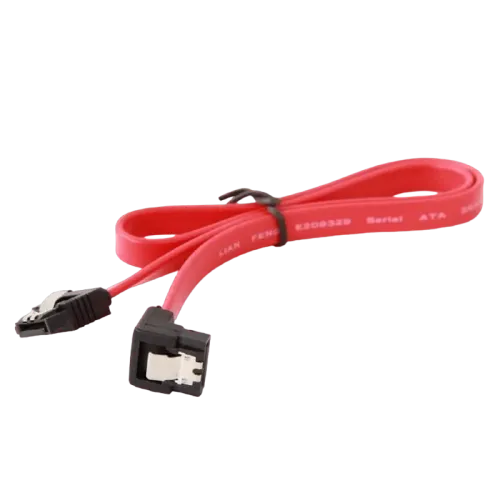 Кабель SATA III Cablexpert CC-SATAM-DATA90-0.5M, угловой 90°, 0.5 м, красный Кабель SATA III Cablexpert CC-SATAM-DATA90-0.5M, угловой 90°, 0.5 м, красный