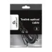 Оптический аудиокабель Cablexpert CC-OPT-2M Toslink - Toslink, S/PDIF, угловой разъём, 2 м, чёрный
