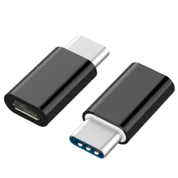 Адаптер Cablexpert A-USB2-CMmF-01 Micro-USB - USB Type-C, USB 2.0, черный